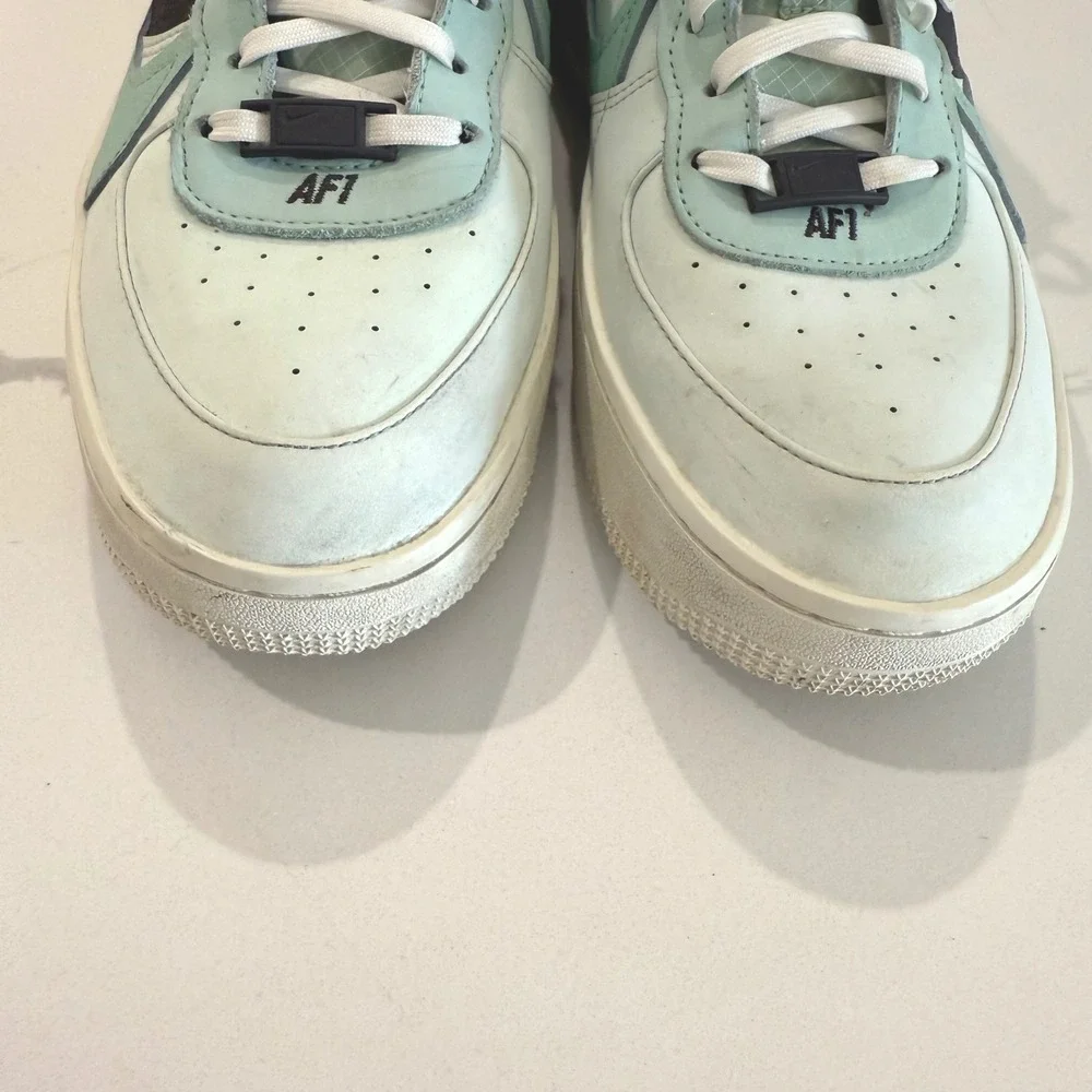 Nike‎ Air Force 1 Low Platform Swoosh Womens Size 10 Sneakers Shoes DX3730-300
